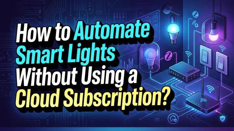 How to Automate Smart Lights Without a Cloud Subscription?