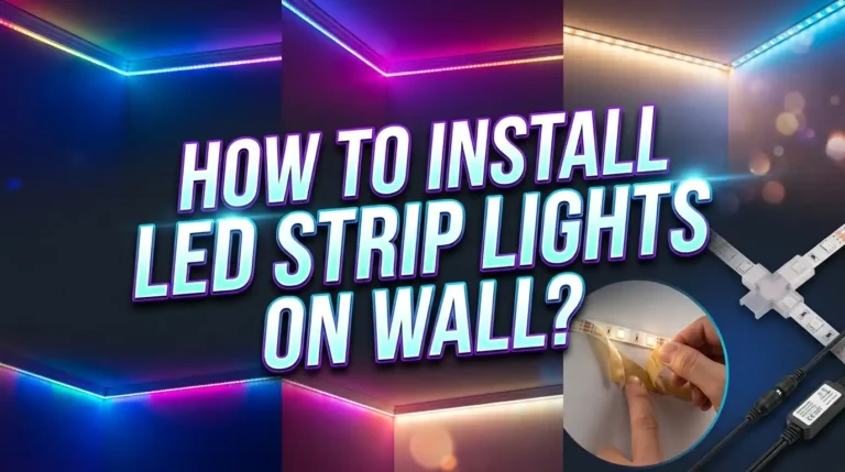 How to Install LED Strip Lights on Wall?