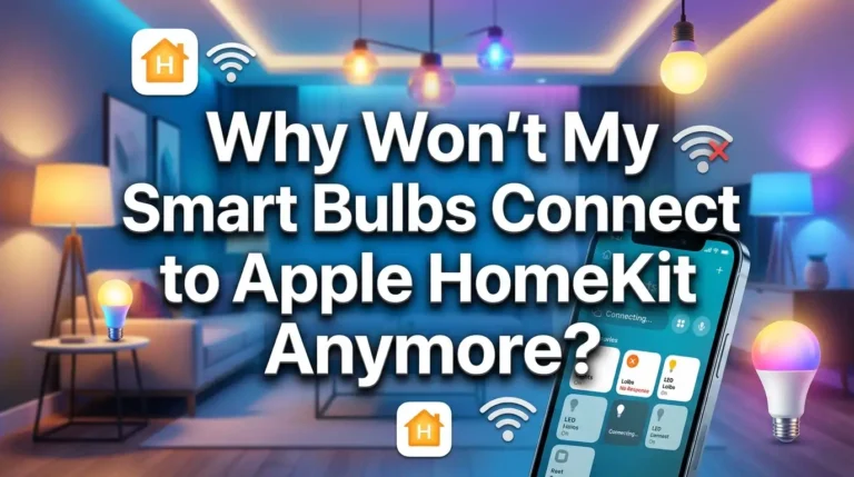 Why Won’t My Smart Bulbs Connect to Apple HomeKit Anymore?