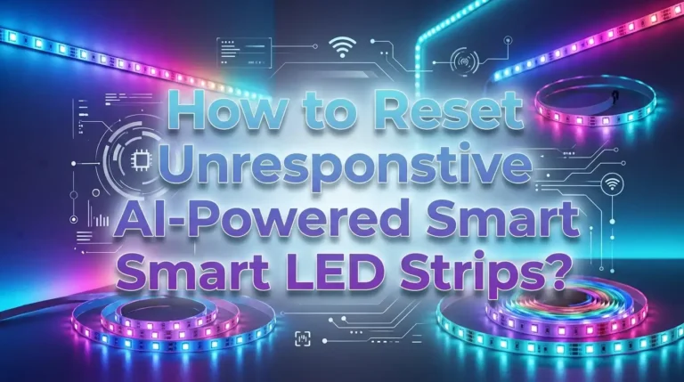 How to Reset Unresponsive AI Powered Smart LED Strips?