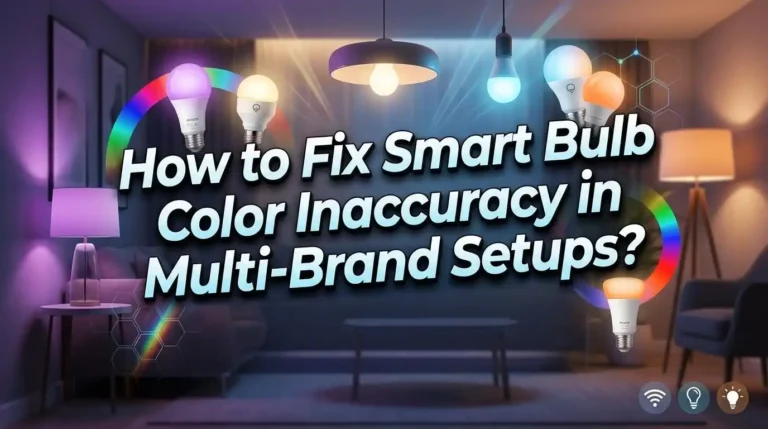 How to Fix Smart Bulb Color Inaccuracy in Multi Brand Setups?