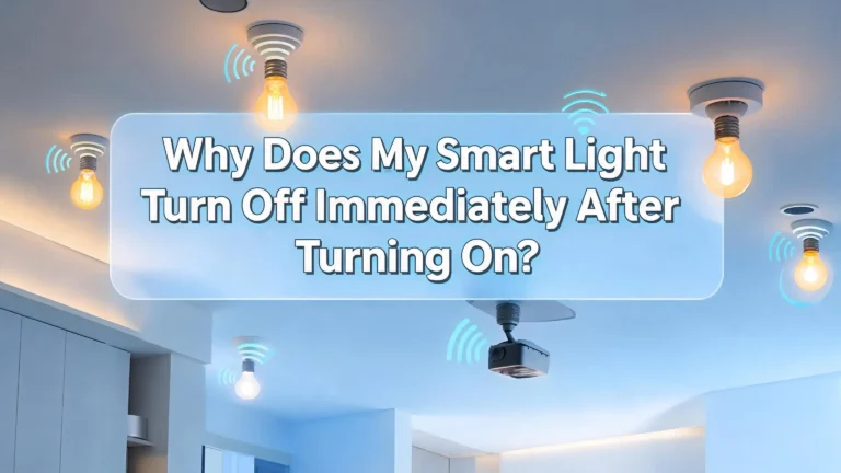Why Does My Smart Light Turn Off Immediately After Turning On?