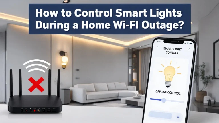 How to Control Smart Lights During a Home Wi-Fi Outage?