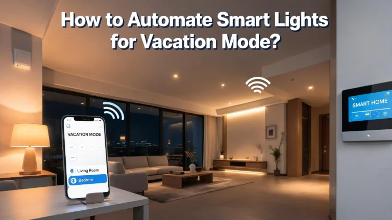 How to Automate Smart Lights for Vacation Mode?