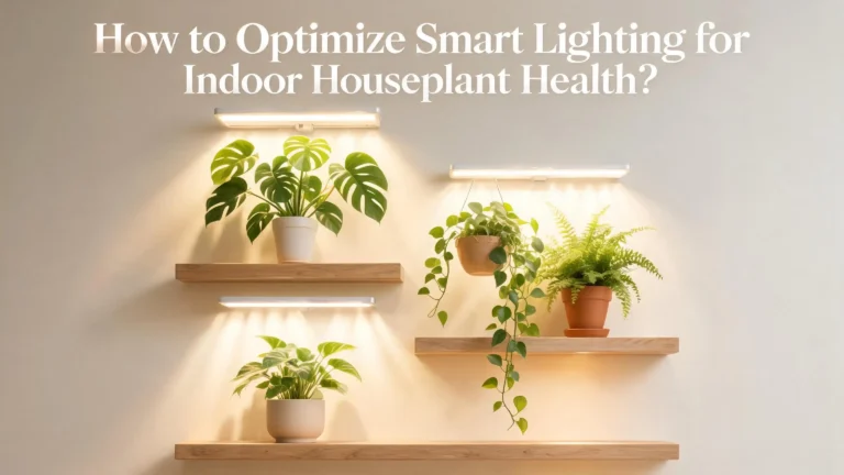 How to Optimize Smart Lighting for Indoor Houseplant Health?