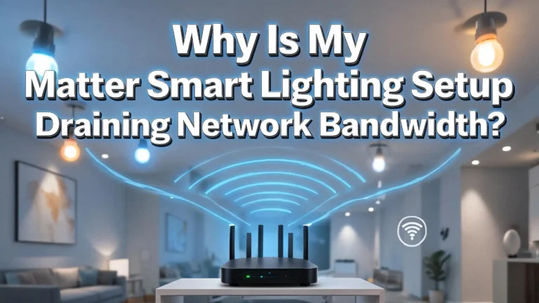 Why Is My Matter Smart Lighting Setup Draining Network Bandwidth?