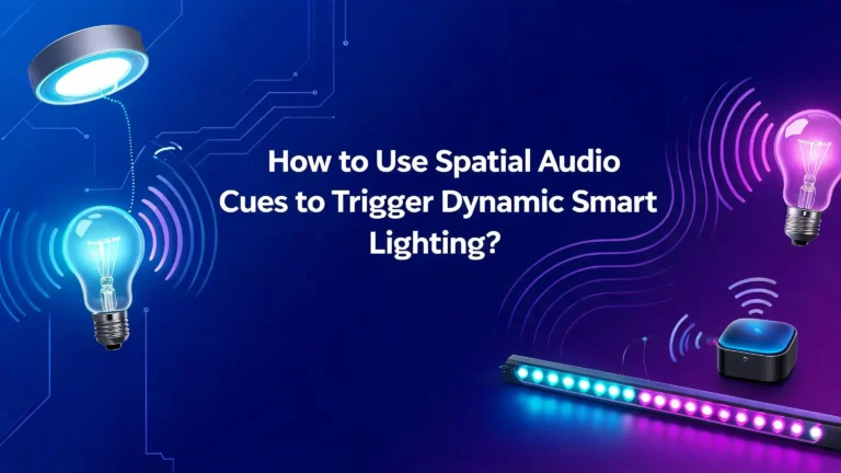 How to Use Spatial Audio Cues to Trigger Dynamic Smart Lighting?