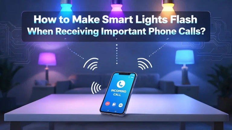 How to Make Smart Lights Flash When You Receive Important Phone Calls?