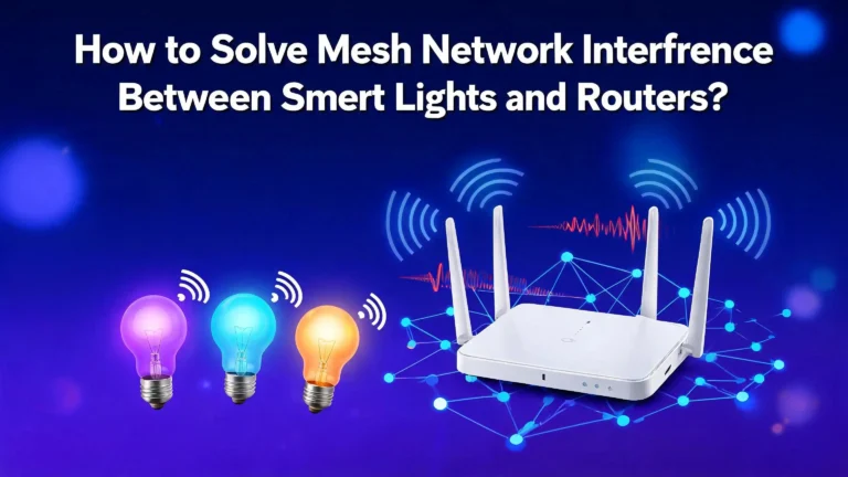How to Solve Mesh Network Interference Between Smart Lights and Routers?