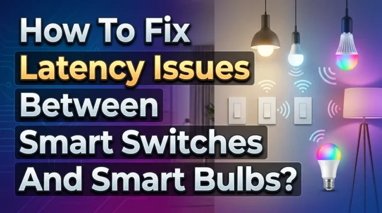 How To Fix Latency Issues Between Smart Switches And Smart Bulbs?