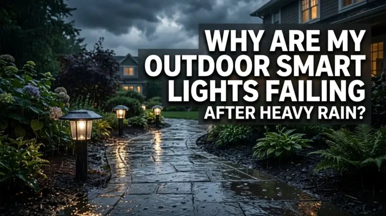Why Are My Outdoor Smart Path Lights Failing After Heavy Rain?