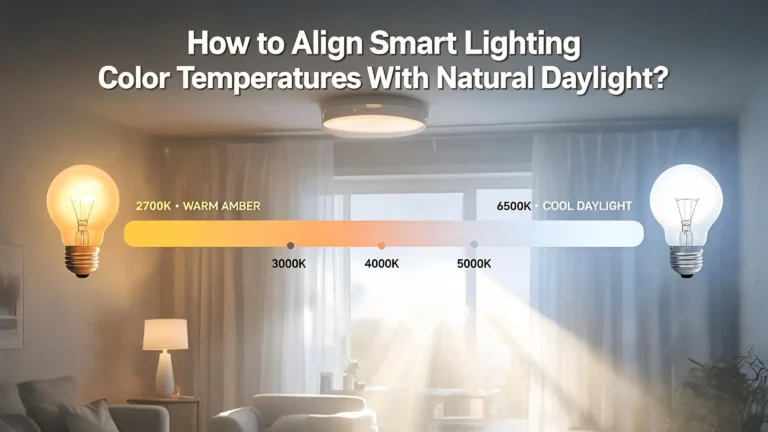 How to Align Smart Lighting Color Temperatures With Natural Daylight?