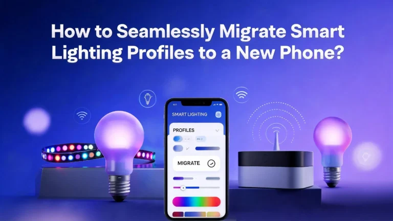 How to Seamlessly Migrate Smart Lighting Profiles to a New Phone?