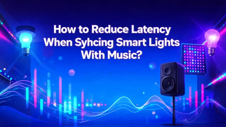 How to Reduce Latency When Syncing Smart Lights With Music?