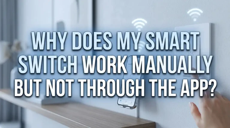 Why Does My Smart Switch Work Manually But Not Through the App?