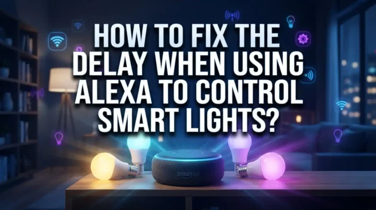 How to Fix the Delay When Using Alexa to Control Smart Lights?