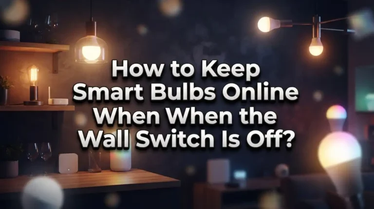 How to Keep Smart Bulbs Online When the Wall Switch Is Off?
