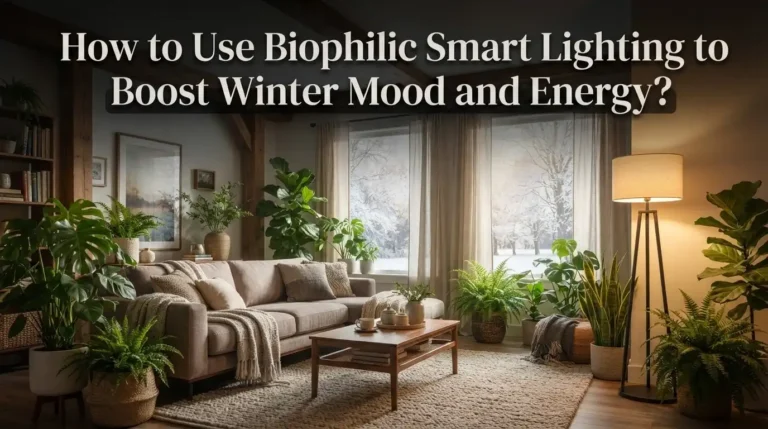 How to Use Biophilic Smart Lighting to Boost Winter Mood and Energy?