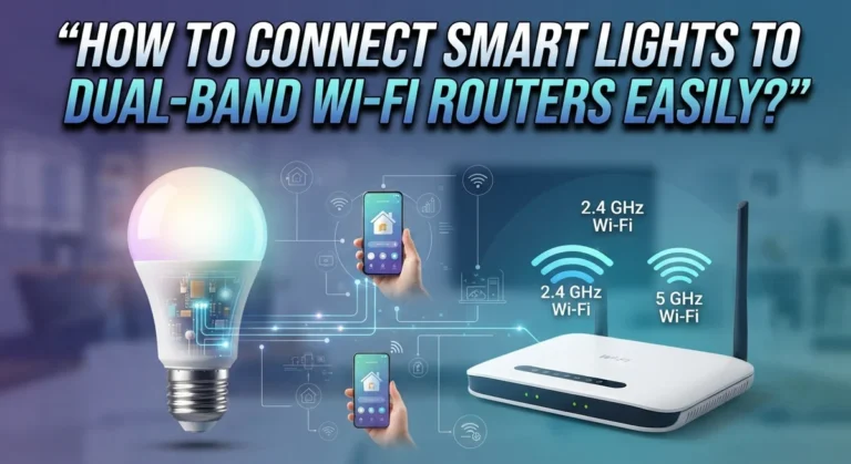 How to Connect Smart Lights to Dual-Band Wi-Fi Routers Easily?