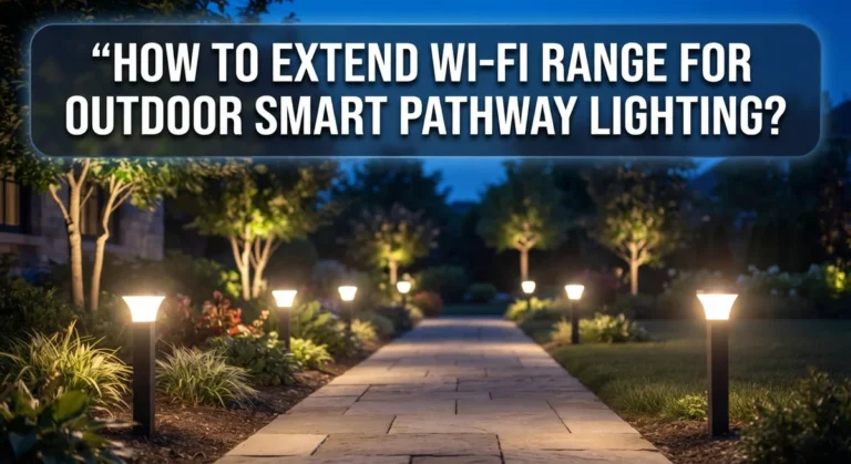 How to Extend Wi-Fi Range for Outdoor Smart Pathway Lighting?
