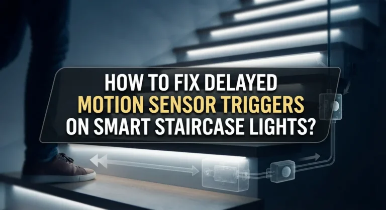 How to Fix Delayed Motion Sensor Triggers on Smart Staircase Lights?