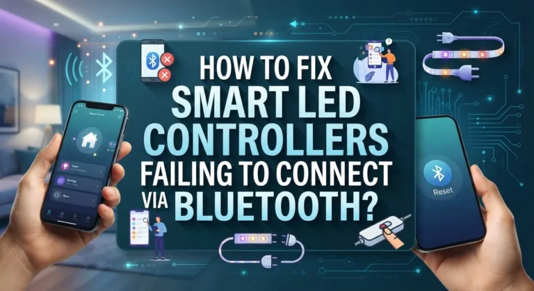 How to Fix Smart LED Controllers Failing to Connect via Bluetooth?