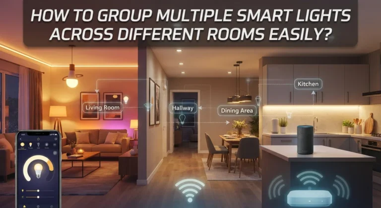 How to Group Multiple Smart Lights Across Different Rooms Easily?