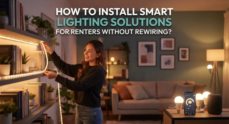 How to Install Smart Lighting Solutions for Renters Without Rewiring?