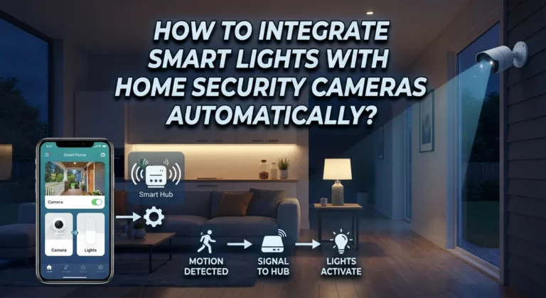 How to Integrate Smart Lights With Home Security Cameras Automatically?