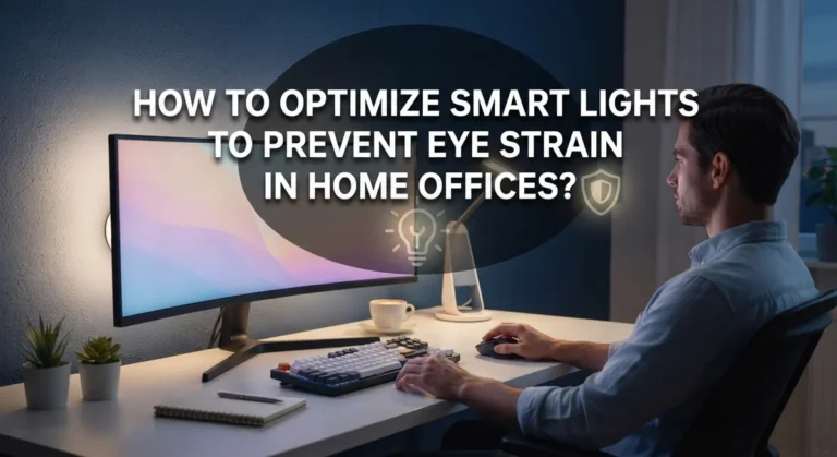 How to Optimize Smart Lights to Prevent Eye Strain in Home Offices?