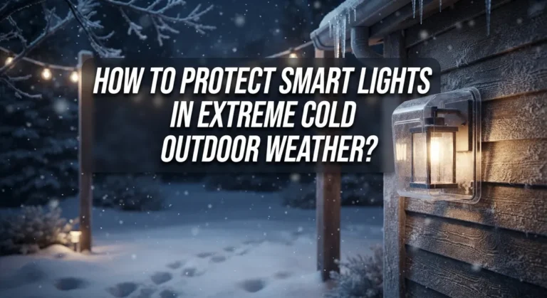 How to Protect Smart Lights in Extreme Cold Outdoor Weather?