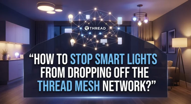 How to Stop Smart Lights From Dropping Off the Thread Mesh Network?