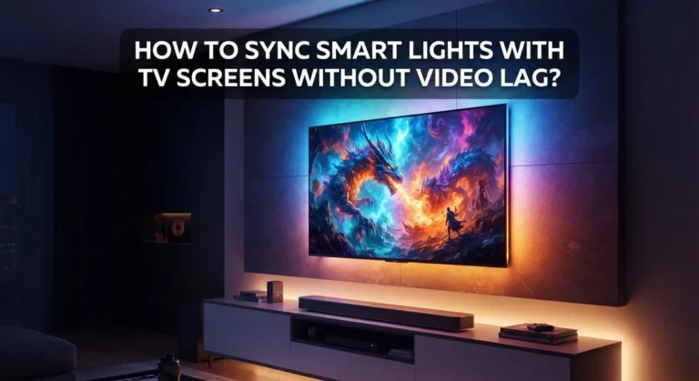 How to Sync Smart Lights With TV Screens Without Video Lag?